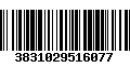 Código de Barras 3831029516077