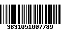 Código de Barras 3831051007789