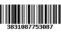 Código de Barras 3831087753087