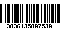 Código de Barras 3836135897539