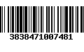 Código de Barras 3838471007481