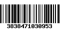 Código de Barras 3838471030953