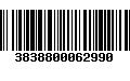 Código de Barras 3838800062990