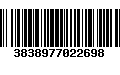 Código de Barras 3838977022698