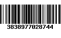 Código de Barras 3838977028744