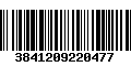 Código de Barras 3841209220477