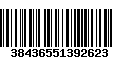 Código de Barras 38436551392623