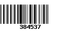 Código de Barras 384537