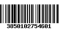 Código de Barras 3850102754601