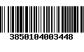 Código de Barras 3850104003448