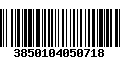 Código de Barras 3850104050718