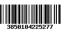 Código de Barras 3850104225277