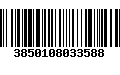 Código de Barras 3850108033588