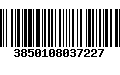 Código de Barras 3850108037227