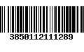 Código de Barras 3850112111289