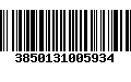 Código de Barras 3850131005934