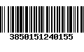 Código de Barras 3850151240155