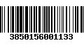 Código de Barras 3850156001133