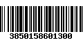 Código de Barras 3850158601300