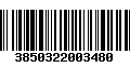 Código de Barras 3850322003480