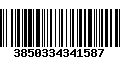 Código de Barras 3850334341587