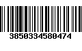 Código de Barras 3850334580474