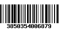 Código de Barras 3850354006879