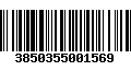 Código de Barras 3850355001569