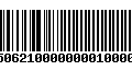 Código de Barras 3850621000000001000000