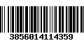 Código de Barras 3856014114359