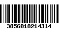 Código de Barras 3856018214314