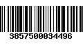 Código de Barras 3857500034496