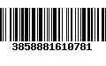 Código de Barras 3858881610781