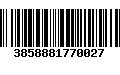 Código de Barras 3858881770027