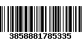 Código de Barras 3858881785335