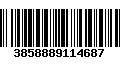 Código de Barras 3858889114687