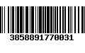 Código de Barras 3858891770031