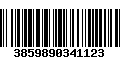 Código de Barras 3859890341123