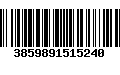 Código de Barras 3859891515240