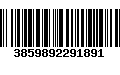 Código de Barras 3859892291891