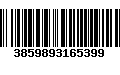 Código de Barras 3859893165399