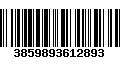 Código de Barras 3859893612893