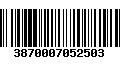 Código de Barras 3870007052503