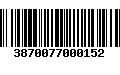 Código de Barras 3870077000152