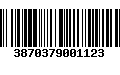 Código de Barras 3870379001123