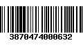 Código de Barras 3870474000632