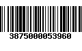 Código de Barras 3875000053960