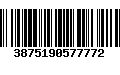 Código de Barras 3875190577772