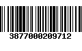 Código de Barras 3877000209712