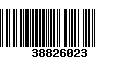 Código de Barras 38826023